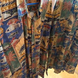 Tori Richard Multicolor Tropical Shirt